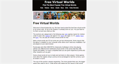 Desktop Screenshot of freevirtualworlds.org